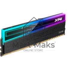Память DDR5 16GB 5600MHz A-Data AX5U5600C4616G-CNKRBK XPG Novakey RGB RTL Gaming PC5-44800 CL46 DIMM UDIMM ECC 288-pin 1.1В kit single rank с радиатором Ret