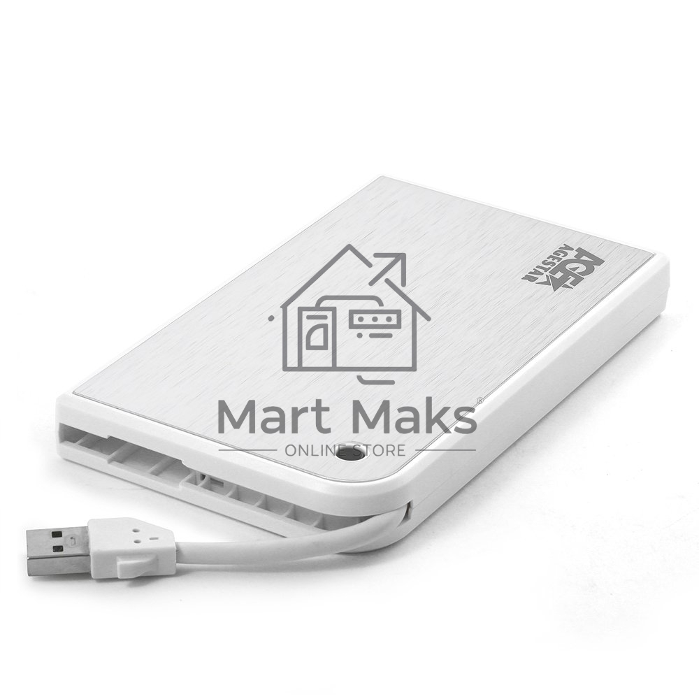 Внешний корпус для HDD AgeStar 3UB2A14 (White) usb3.0 to 2,5