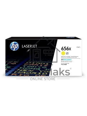 Картридж лазерный HP 656X High Yield Yellow для HP CLJ M652/M653 (CF462X) 22000 стр