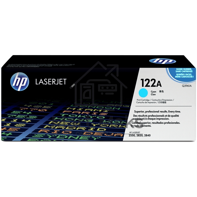 Картридж лазерный HP Color LaserJet Q3961A голубой для Color LaserJet 2550