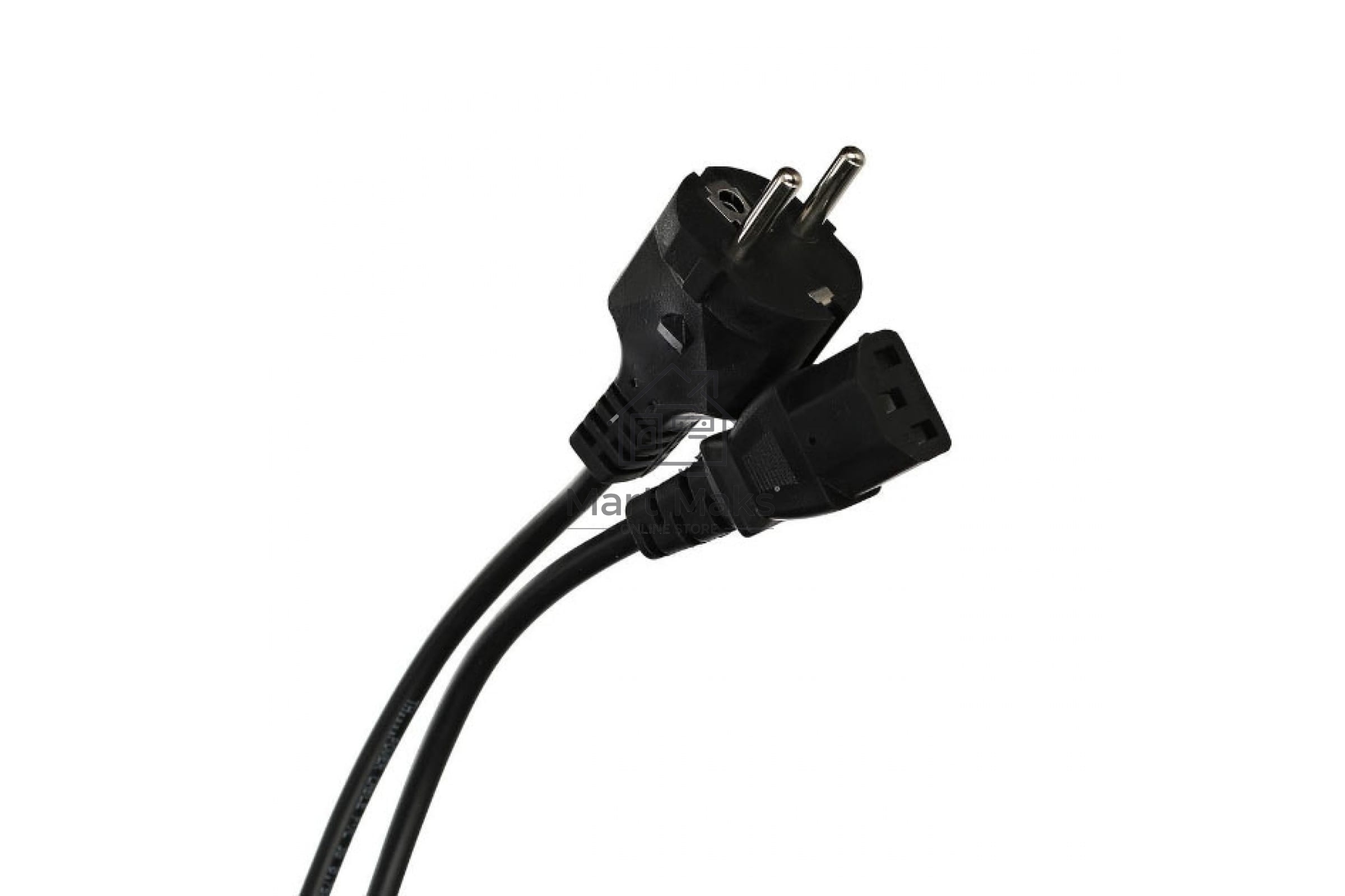 Кабель компьютер - розетка 220V (EURO) 1.8м, 3G 0,75mm медь, Telecom
