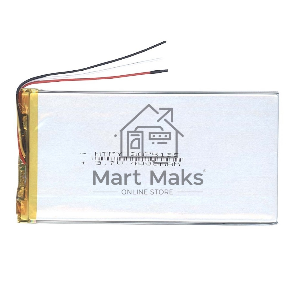 Аккумулятор Li-Pol (батарея) 3*75*135мм 3pin 3.7V/4000mAh