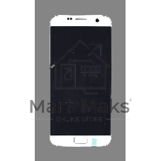 Дисплей для Samsung Galaxy S7 Edge SM-G935FD белый с рамкой и аккумулятором