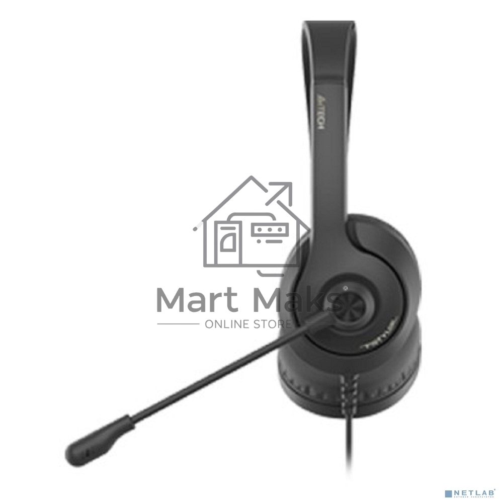 Наушники с микрофоном A4Tech Fstyler FH100U черный