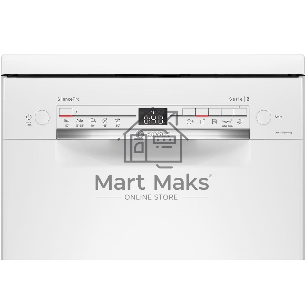 Посудомоечная машина Bosch SPS2HMW54Q, белый, 45 см, 10 компл., 43 дБ, класс A+