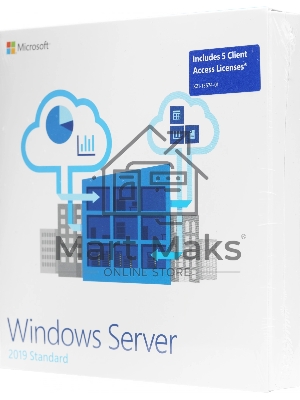 ПО Microsoft Windows Server 2019 Std 5 Clt 64 bit Eng BOX (P73-07680)