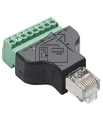 Сборный штекер RJ45