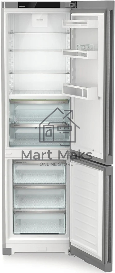 Холодильник Liebherr CBNsdc 573i-22 серебристый двухкамерный 266/94л морозилка снизу, No Frost