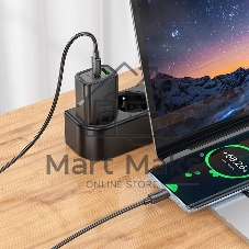 Сетевое зарядное устройство Hoco Gentle PD30W+QC3.0 30W 3A (PD+QC) (44358)