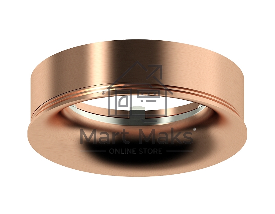 Насадка для корпуса светильника N7015 PPG золото розовое полированное D70*H20mm Out2mm MR16