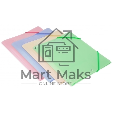 Папка на резинке Бюрократ Gems GEMPR05CREAM A4, пластик, корешок 30мм, 0.5мм, кремовый жемчуг карман для визитки