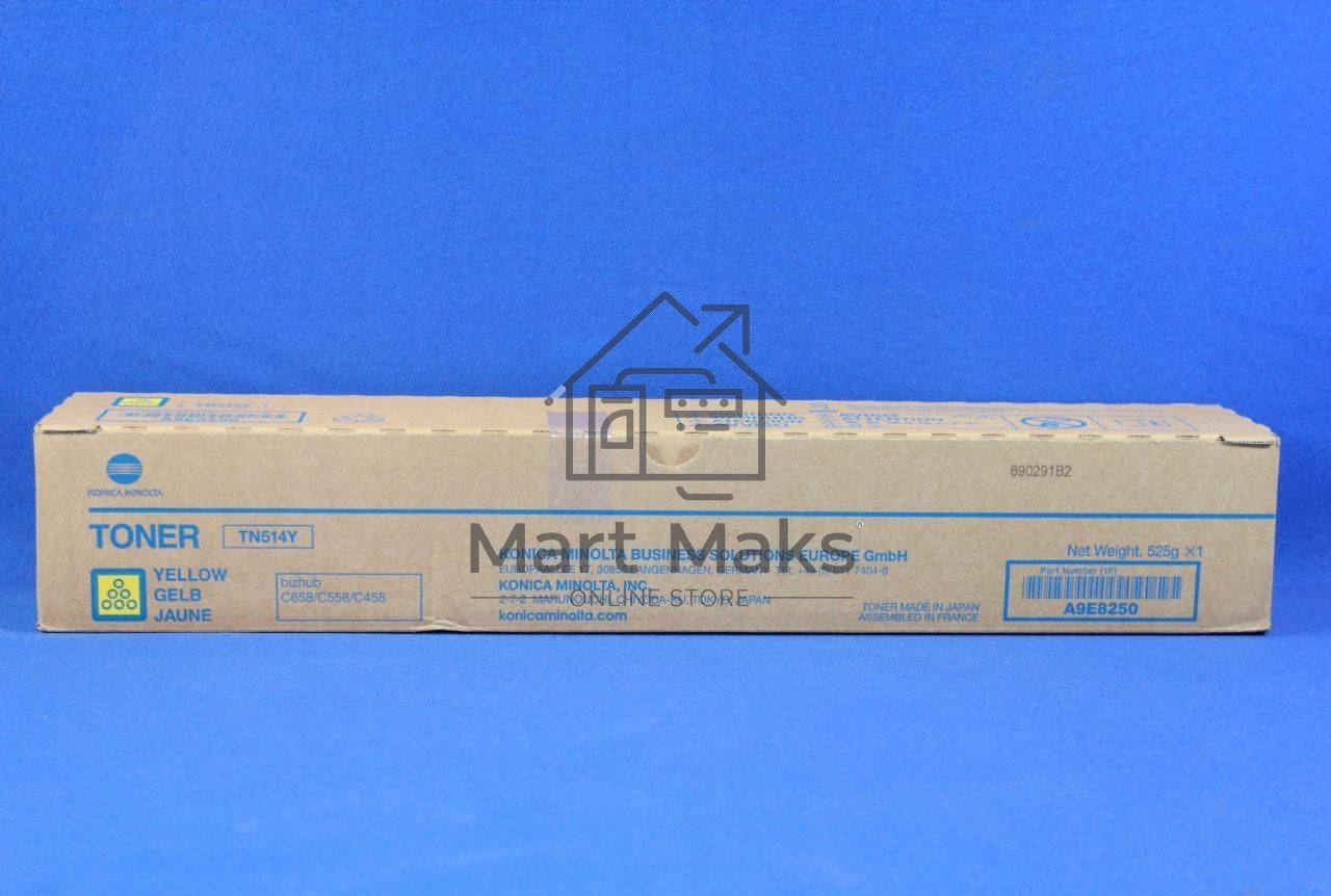 Картридж лазерный Konica-Minolta bizhub C458/558/658 желтый TN-514Y (o)