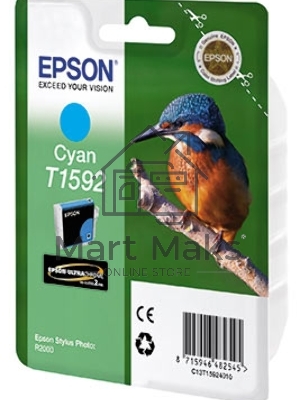 Картридж струйный Epson C13T15924010 голубой (850 стр) для Epson St Ph R2000