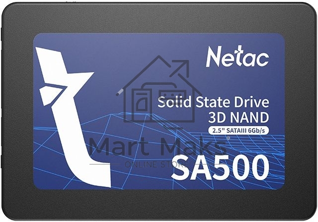 Накопитель SSD Netac SA500, 1024Gb, SATA III, 2.5