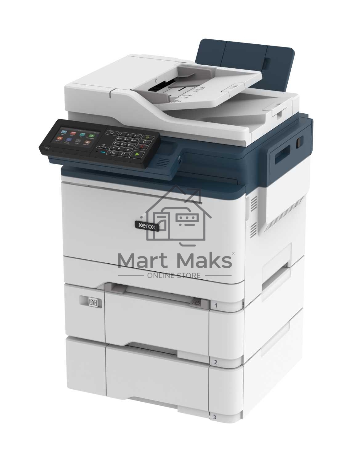МФУ лазерный Xerox C315 (C315V_DNI), A4, цветной, печ. до 33 стр/мин., скан. до 47 стр/мин. (ч/б) 30 стр/мин. (цвет), 1200 x 1200 dpi (печать) 600x600dpi (скан.), USB, RJ-45, Wi-Fi, Air Print, Mopria