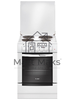 Плита электрическая Gefest 6140-02 белый, конфорок 4 электрических, духовка 55 л, 60 см x 85 см x 60 см