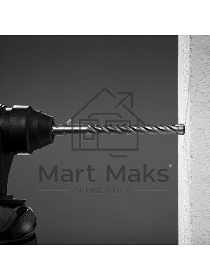 Бур по бетону Matrix, 10 x 160 мм, SDS PLUS c крестовой пластиной