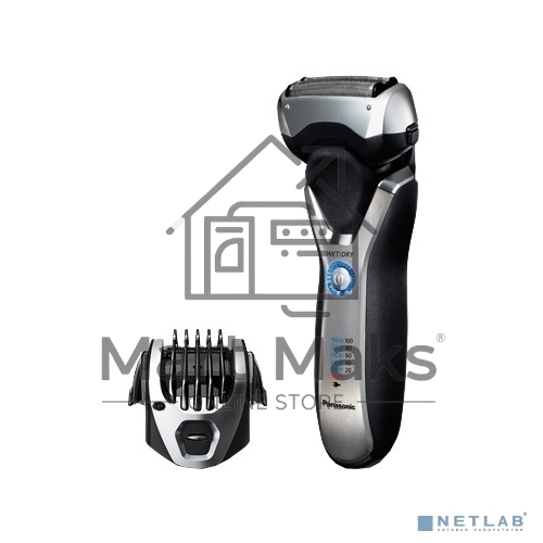 Бритва сетчатая Panasonic ES-RT77-S520 реж.эл.:3 питан.:аккум. серебристый/черный