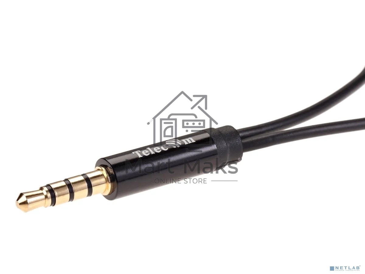 Кабель-адаптер Telecom TAV204M-0.2M 3.5ST(M)/2*3.5 ST(F), 0.2м, Telecom PRO <TAV204M-0.2M>