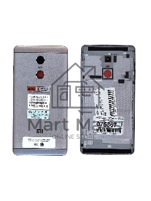 Задняя крышка для Xiaomi Redmi Note 4X серебро