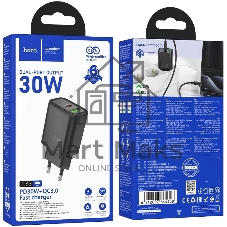 Сетевое зарядное устройство Hoco Gentle PD30W+QC3.0 30W 3A (PD+QC) (44358)