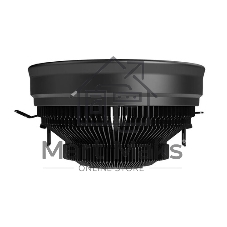 Кулер PCCooler E126M PRO черный 120мм алюминий+медь 1800rpm 29.8db 4-pin 92W 70мм