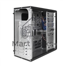 Компьютерный корпус ExeGate EX284038RUS Minitower BA-204U Black, mATX, (AA500, 80мм), 2хUSB+2хUSB 3.0, Audio