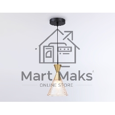 Светильник Ambrella light TR3173 BK/GD черный/золото E27 max 60W D155*1000