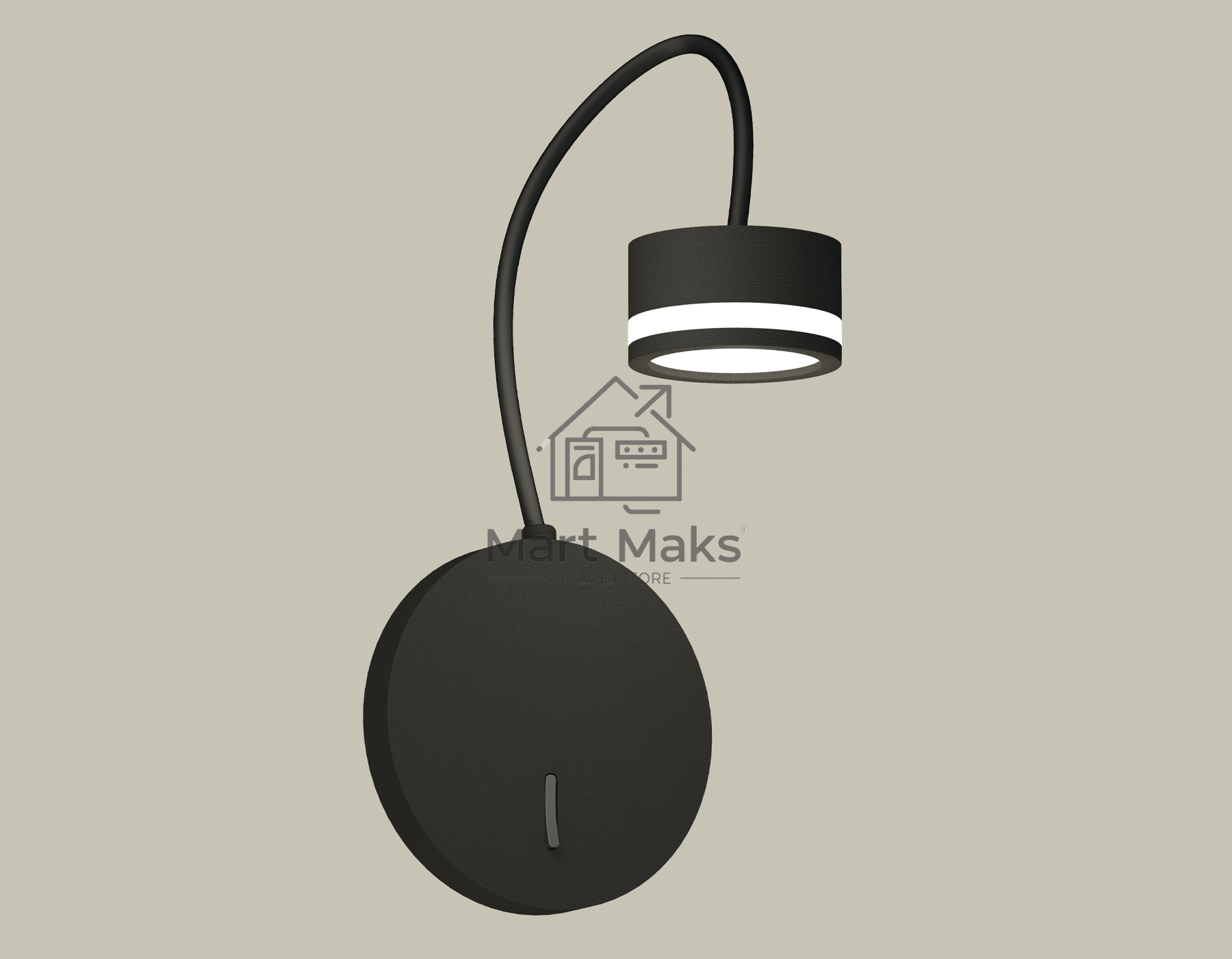 Светильник Ambrella light XB9596200 SBK/FR черный песок/белый матовый GX53 (C9596, N8415)