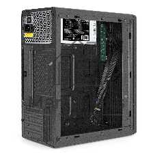 Корпус ExeGate BAA-503-UNS400, Mini-Tower, чёрный, 1 x 80/90 мм, БП 400 Вт