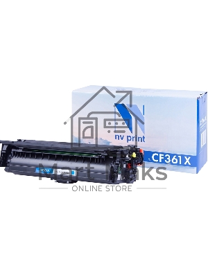 Картридж лазерный NVPrint совместимый НР CF361X Cyan для LJ Color M552/M553 (9500k)