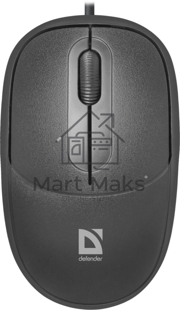 Мышь проводная Defender Datum MS-980 черный, 1000 dpi, USB, кнопки - 3