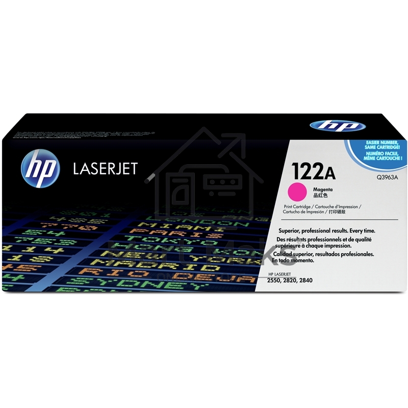 Картридж лазерный HP Q3963A пурпурный для Color LaserJet 2550 4000 стр.