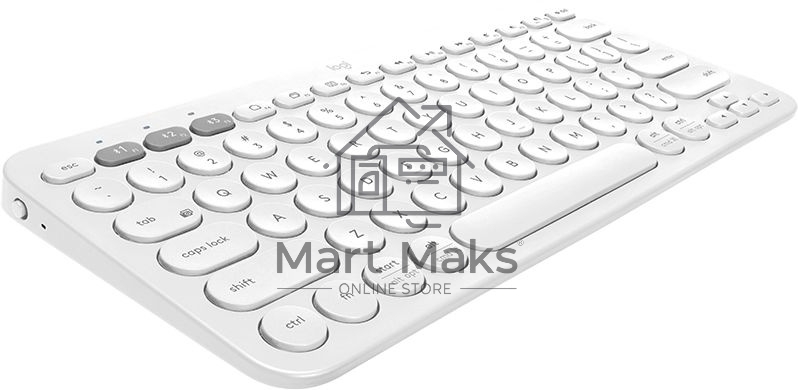Клавиатура беспроводная Logitech K380, Bluetooth, белый