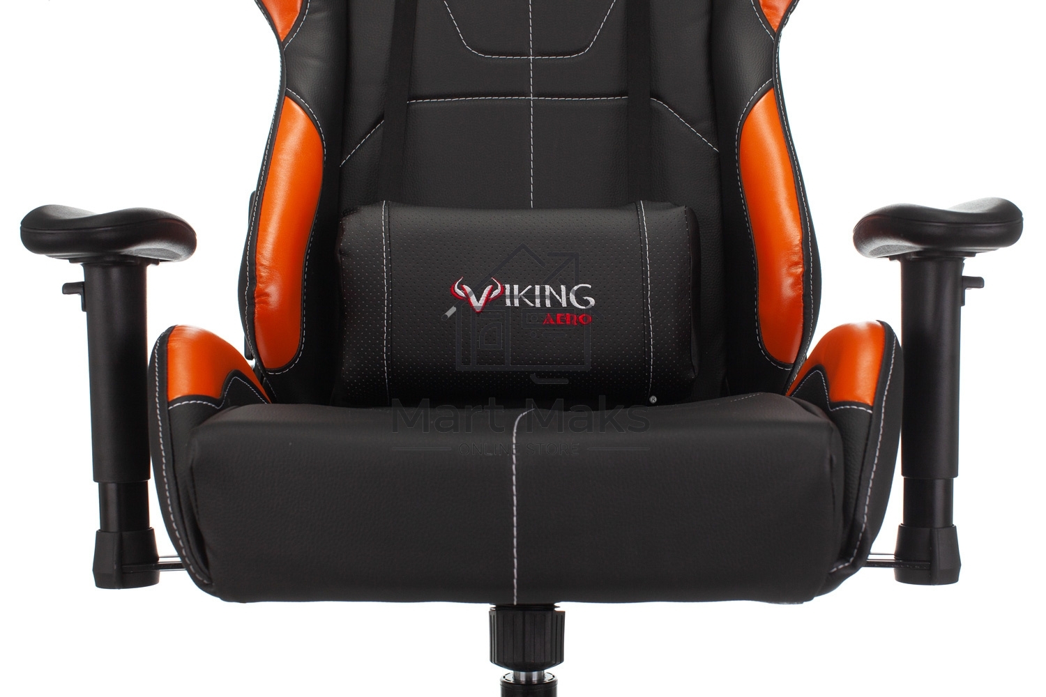 Кресло игровое Zombie VIKING 5 AERO черный/оранжевый искусственная кожа с подголов. крестовина пластик