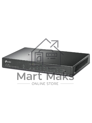 Коммутатор TP-Link TL-SG1210MPE Easy Smart 10-портовый гигабитный с 8 портами PoE+