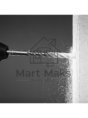 Бур по бетону Matrix, 10 x 160 мм, SDS PLUS c крестовой пластиной