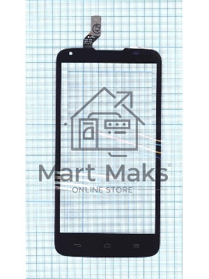 Сенсорное стекло (тачскрин) для Huawei Ascend G710, черное