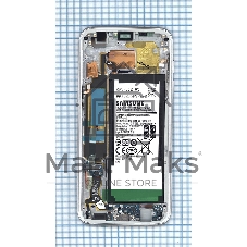 Дисплей для Samsung Galaxy S7 Edge SM-G935FD белый с рамкой и аккумулятором