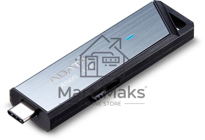 Флешка USB ADATA R/W 1TB ADATA Elite UE800, USB 3.2/TypeC серебристый
