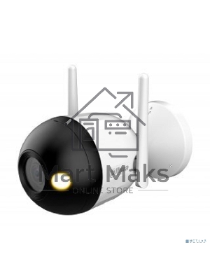 Уличная цилиндрическая IP-видеокамера DAHUA DH-IPC-F2CP-PV-0280B Smart Dual Light 2Мп, 1/3” CMOS, объектив 2.8мм, видеоаналитика, ИК 30м, LED 30м, микрофон, динамик, Wi-Fi 2.4ГГц, IP67, металл пластик