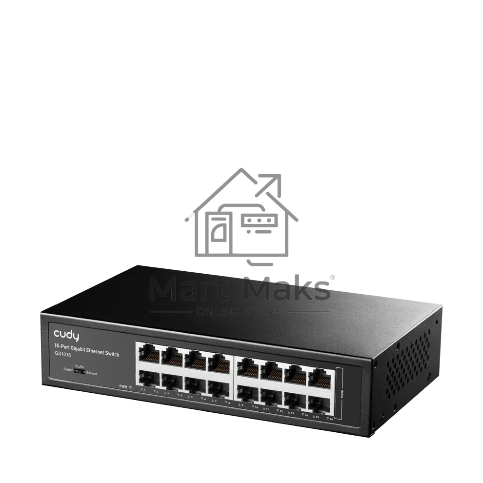 Коммутатор Cudy GS1016 (L2) 16x1Гбит/с неуправляемый