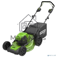 Газонокосилка аккумуляторная GreenWorks GD60LM46HPK4, 60 В, 4 Ач