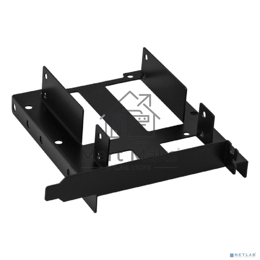 Салазки (переходник) ExeGate EX292548RUS HD-22O13TbM металлические для установки 2xHDD/SSD 2.5