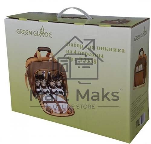 Набор для пикника GREEN GLADE 3338 34пр 15л