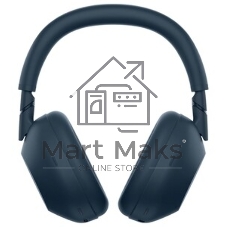 Беспроводные/проводные наушники Sony WH-1000XM6 синий, полноразмерные, Bluetooth + проводной, активное шумоподавление, до 40 ч