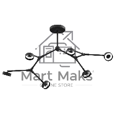 Корпус светильника C9056/6 SBK черный песок 1100*400*200mm GX53/6