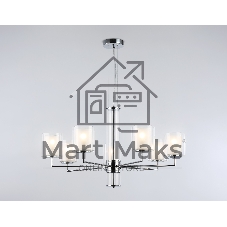 Люстра Ambrella light LH56003/7 СH/FR хром/белый матовый E14*7 max 40W D790*1260