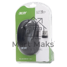 Мышь беспроводная Acer OMR133 черный, 1000 dpi, радиоканал, USB, кнопки - 3