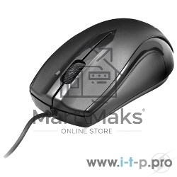 Мышь проводная Gembird MUSOPTI9-905U черный, 1000 dpi, USB, кнопки - 3